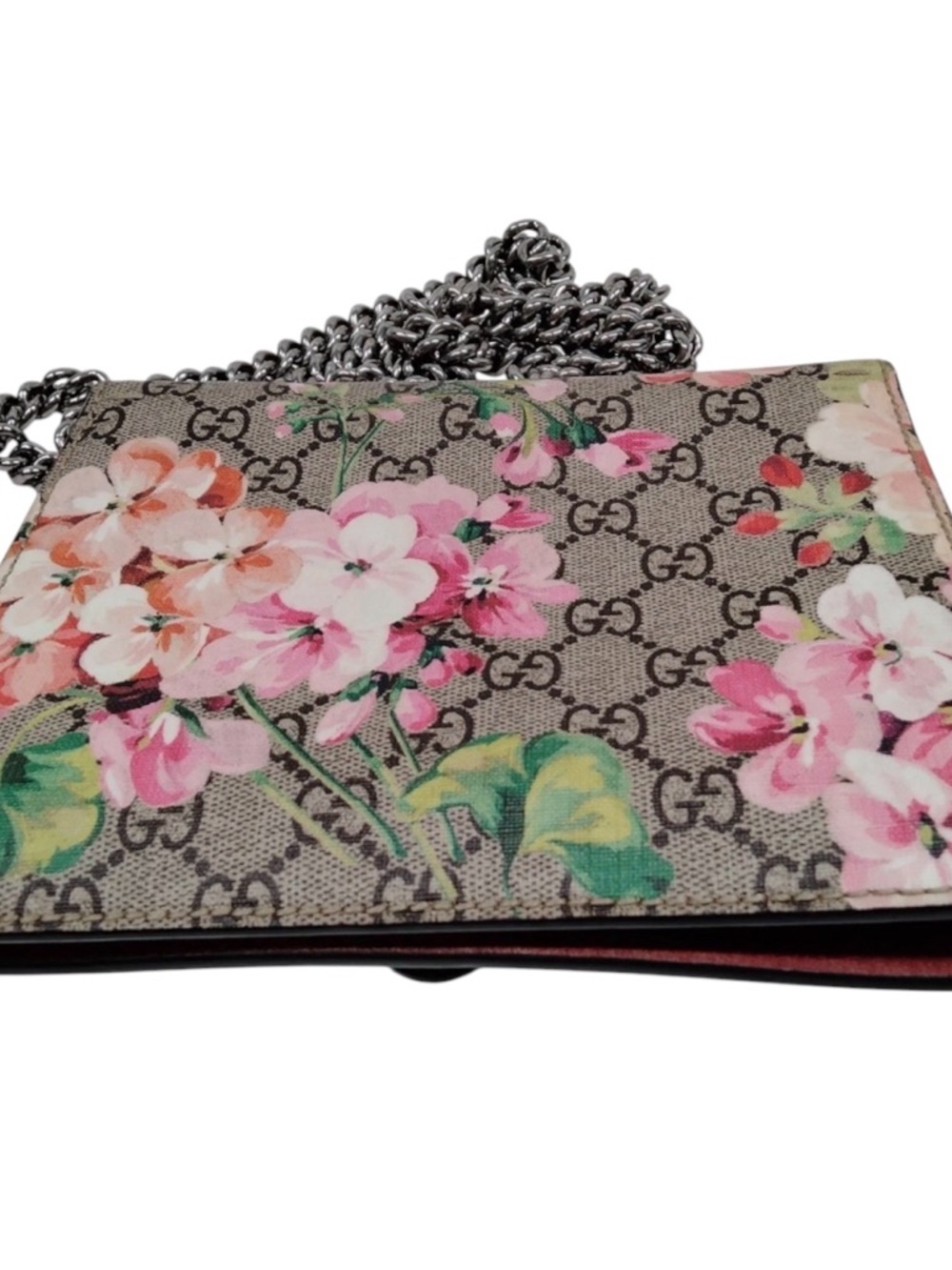 Gucci GG Supreme Crossbody Mini Blooms Dionysus Bag Limited Edition Pink Beige - Picture 7 of 16